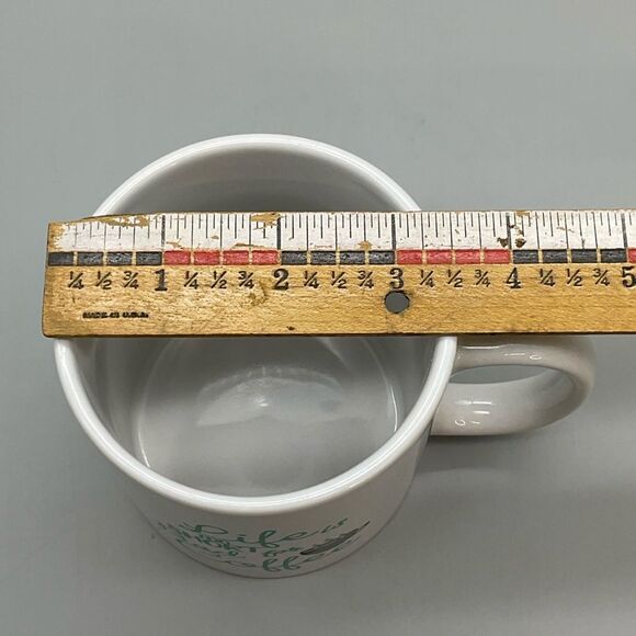 White Ceramic Coffee Mug Set with Inspirational Designs - Picture 7 of 8